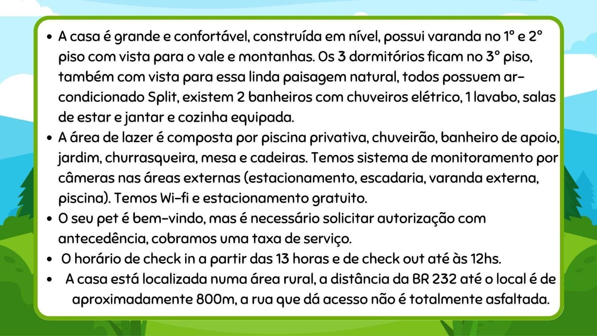 Casa Cantinho Da Paz, Seu Lazer Completo, Churrasqueira, Piscina E Muita Tranquilidade Gravatá Eksteriør billede